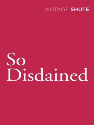 cover image of So Disdained